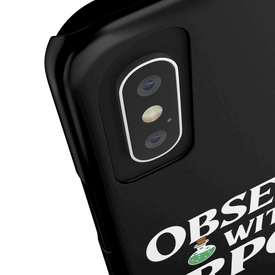 Premium Obsessed With RPGs iPhone Case | Role Playing Game Slim Phone Cases