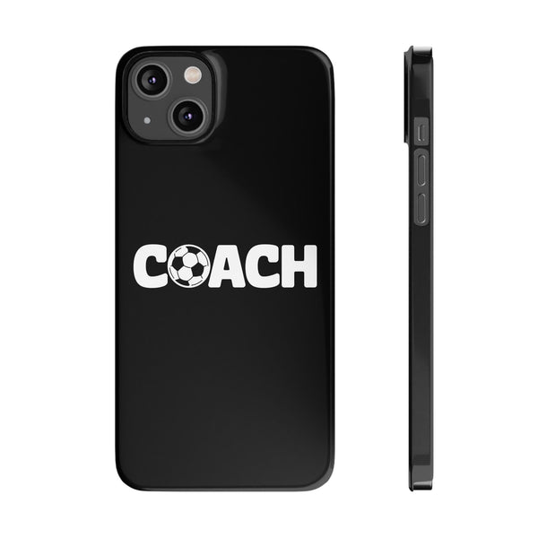 Premium Soccer Coach iPhone Case | Soccer Coach Gifts Slim Phone Cases