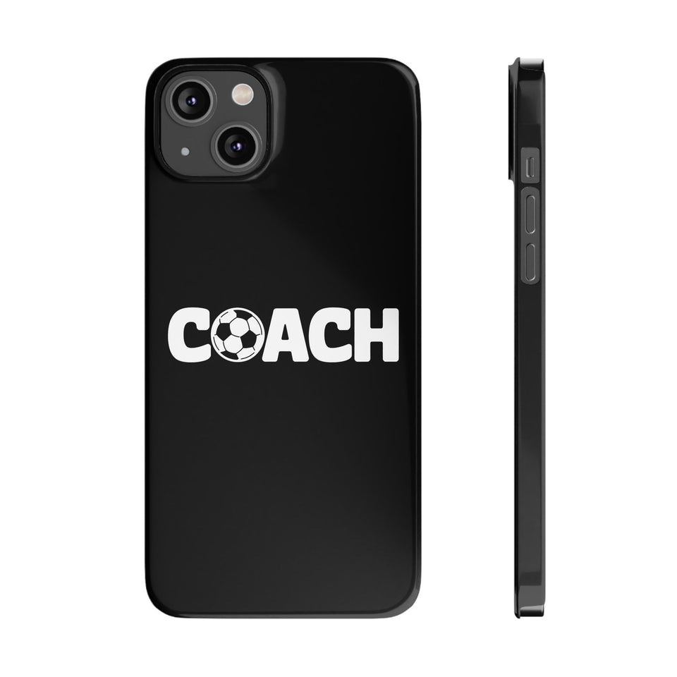 Premium Soccer Coach iPhone Case | Soccer Coach Gifts Slim Phone Cases