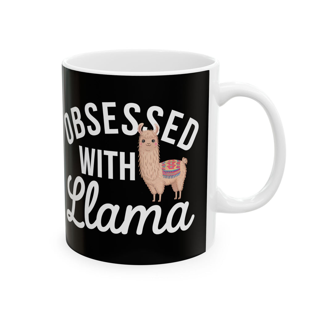 Obsessed With Llama - Cute Llamas Mug | Llama Coffee Mug | Cute Llamas Coffee Mug 11oz