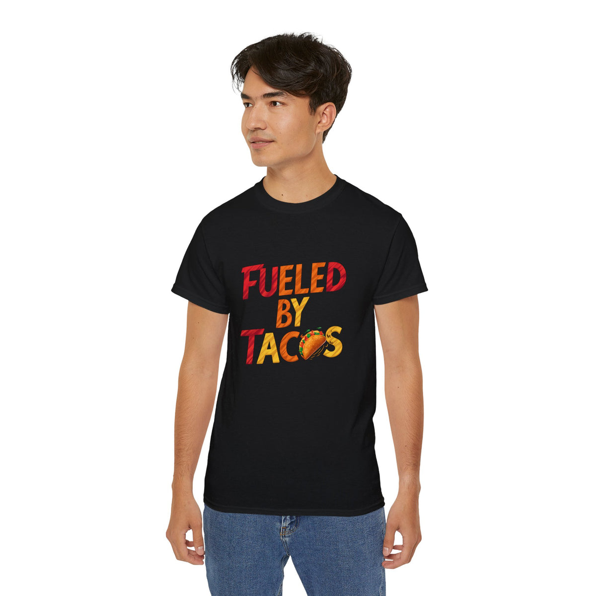 Fueled By Tacos Shirt | Tacos Gift | Tacos Lover Merchandise | Tacos Gifts | Tacos Presents Unisex T-Shirt