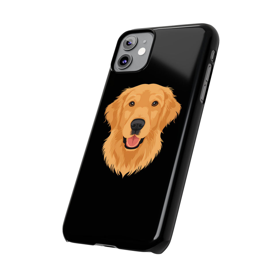 Premium Golden Retriever iPhone Case | Golden Retriever Gifts Slim Phone Cases