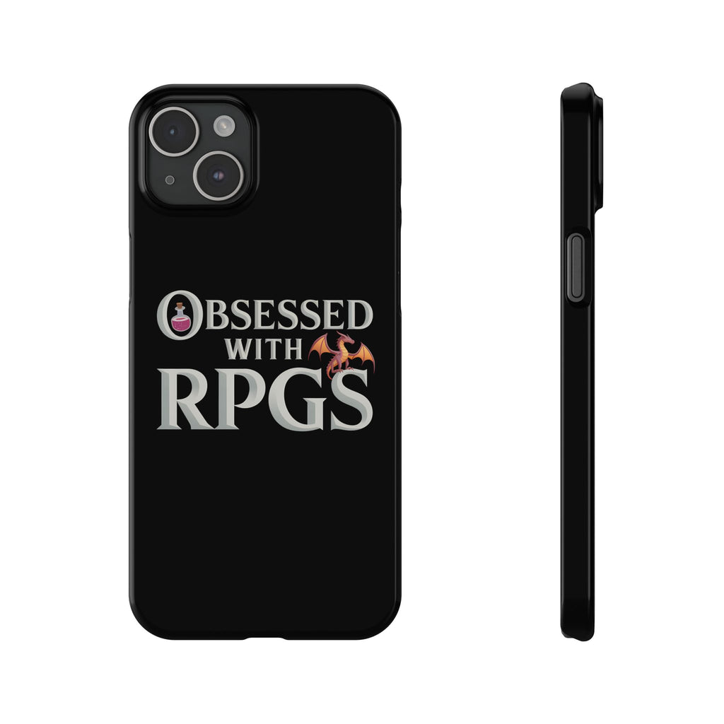 Premium Obsessed With RPGs iPhone Case | Fantasy Role Playing Game Slim Phone Cases