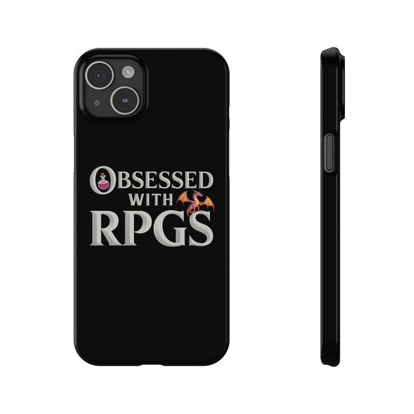 Premium Obsessed With RPGs iPhone Case | Fantasy Role Playing Game Slim Phone Cases