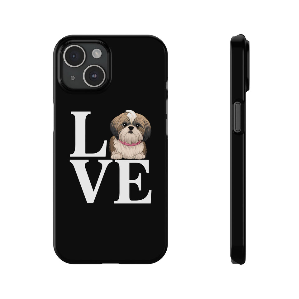 Premium Love Shih Tzu iPhone Case | Cute Shih Tzu Slim Phone Cases