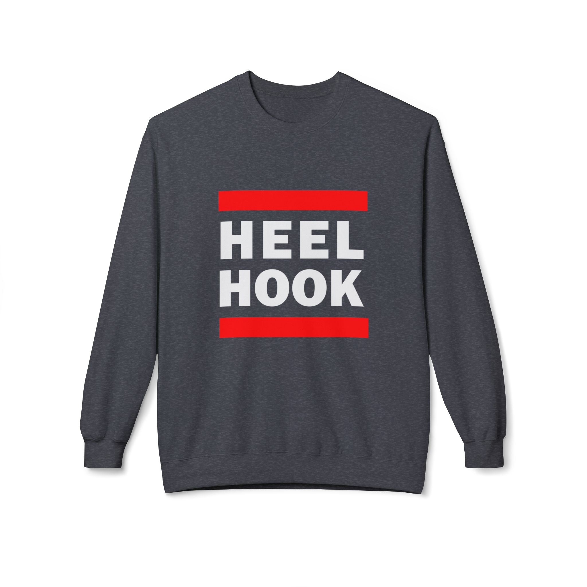 Brazilian Jiu Jitsu Heel Hooks BJJ Unisex Midweight Softstyle Fleece Crewneck Sweatshirt Secondary image