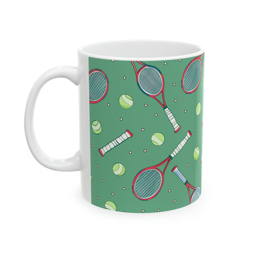 tennis gift, tennis gift ideas, tennis player gift, tennis coffee mug