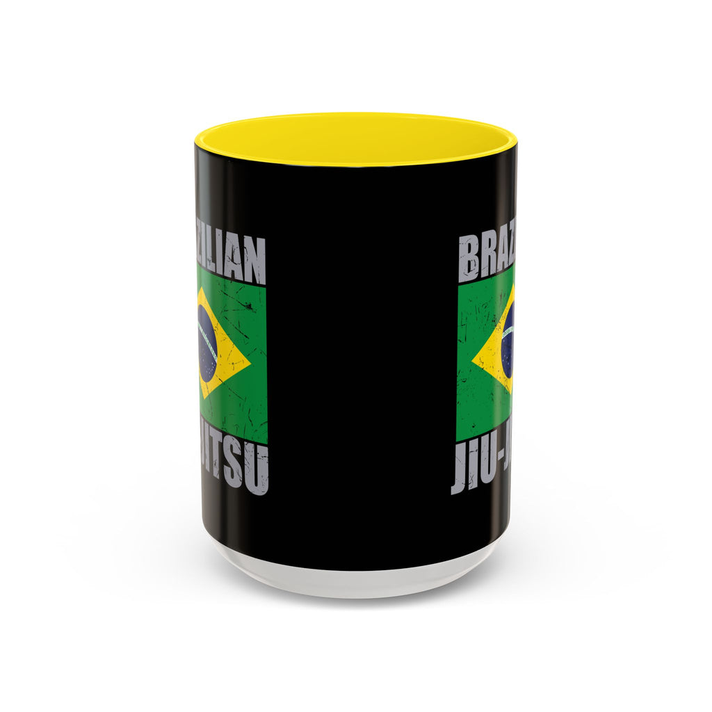 Brazilian Jiu Jitsu Flag 2 | BJJ Accent Coffee Mug