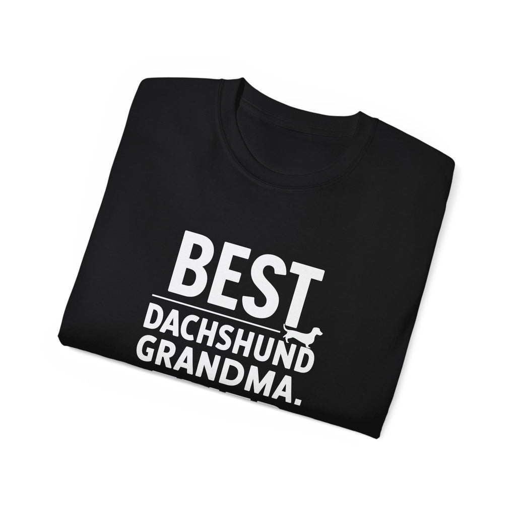 Best Dachshund Grandma Shirt | Grandmother Dachshund Gift | Dachshund Merchandise | Weiner Dog Gifts | Dachshund Presents Unisex Weiner Dog Shirts