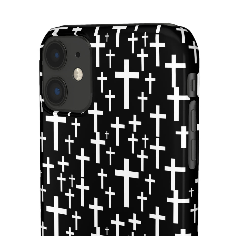 Faith In Jesus iPhone Christian Religion Phone Case | Faith Cross Phone Case | Christian Cross iPhone & Samsung Galaxy Snap Cases