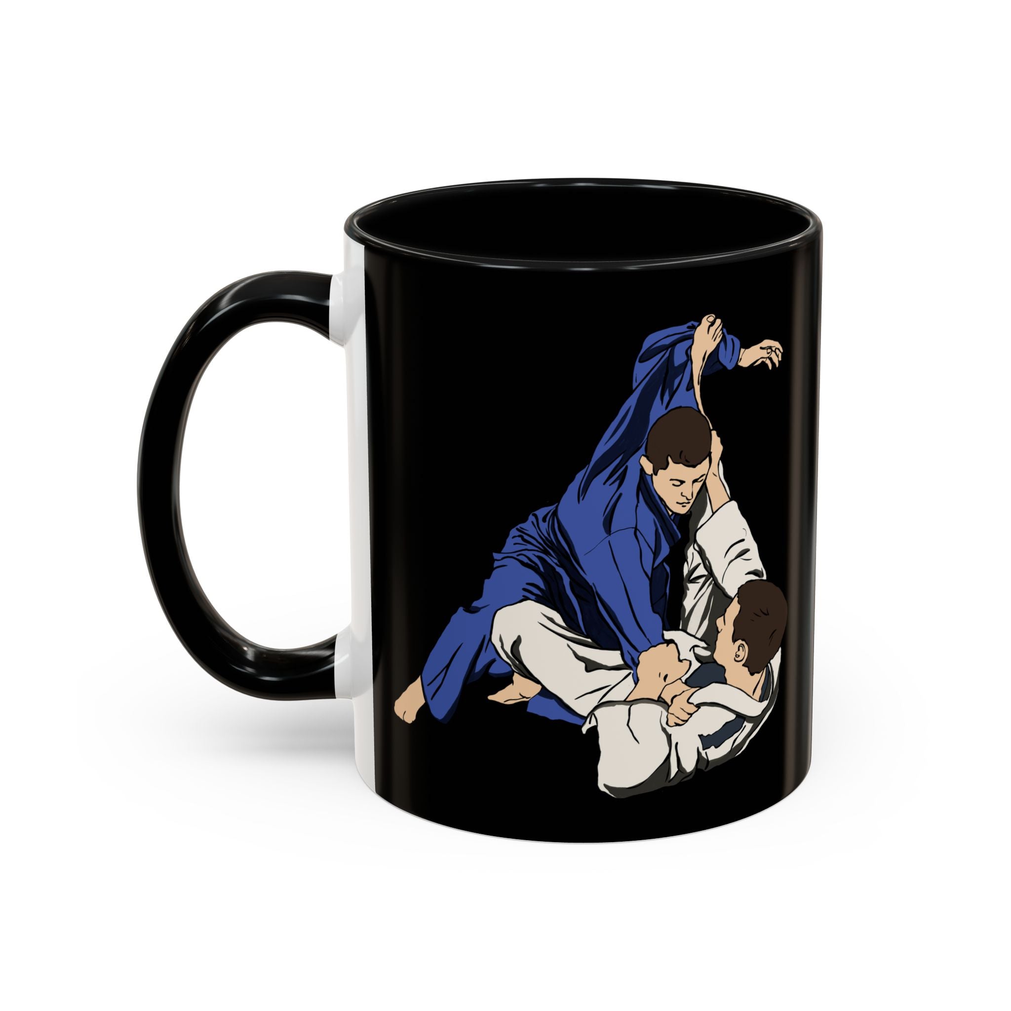 Brazilian Jiu Jitsu Rolling | BJJ Accent Coffee Mug