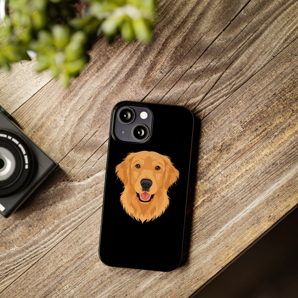 Premium Golden Retriever iPhone Case | Golden Retriever Gifts Slim Phone Cases
