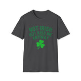 Not Irish But Kiss Me Anyway Ireland Graphic T-Shirt — St. Patrick's Day Irish Pride Tee Not Irish But Kiss Me Anyway Ireland Graphic T-Shirt — St. Patrick's Day Irish Pride Tee