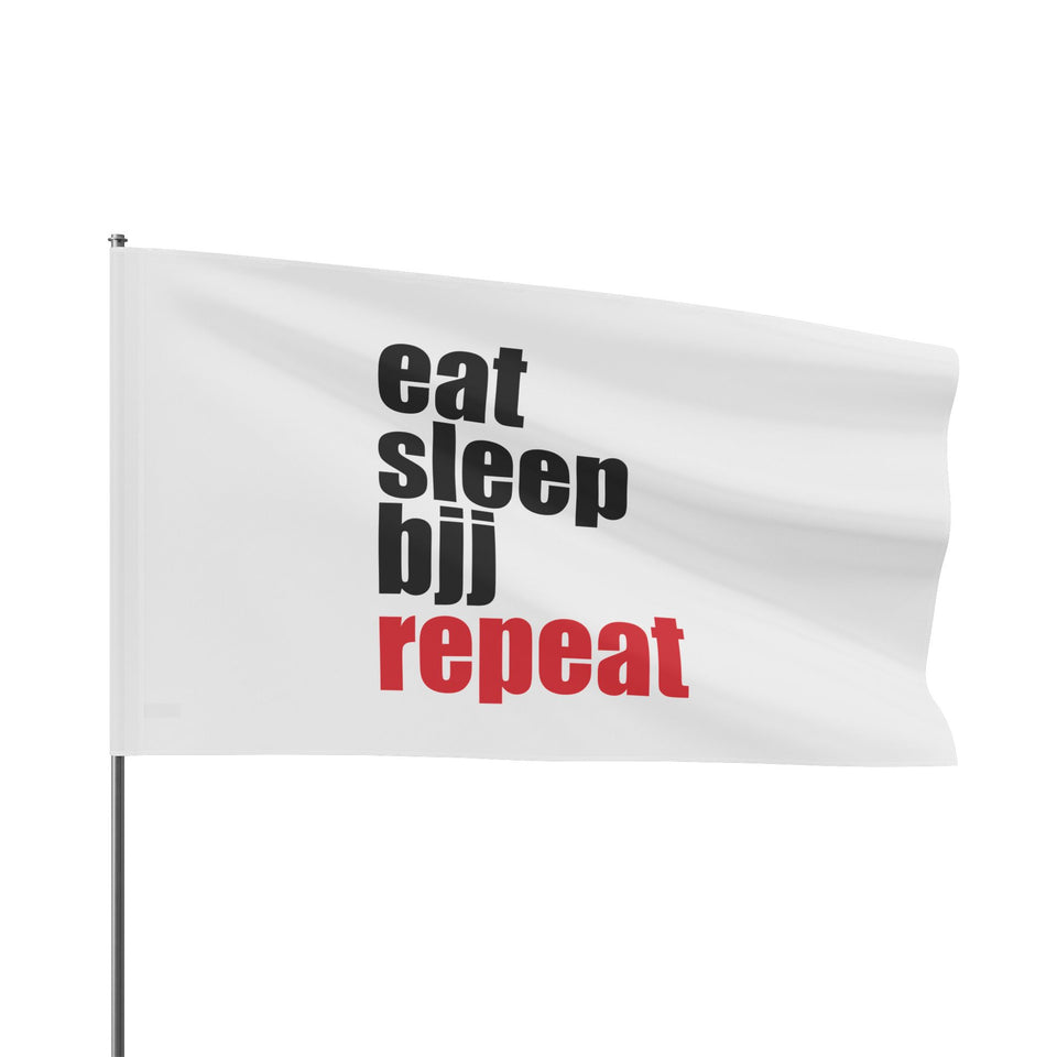 Brazilian Jiu Jitsu Eat Sleep BJJ Repeat Flag Banner | BJJ Flag