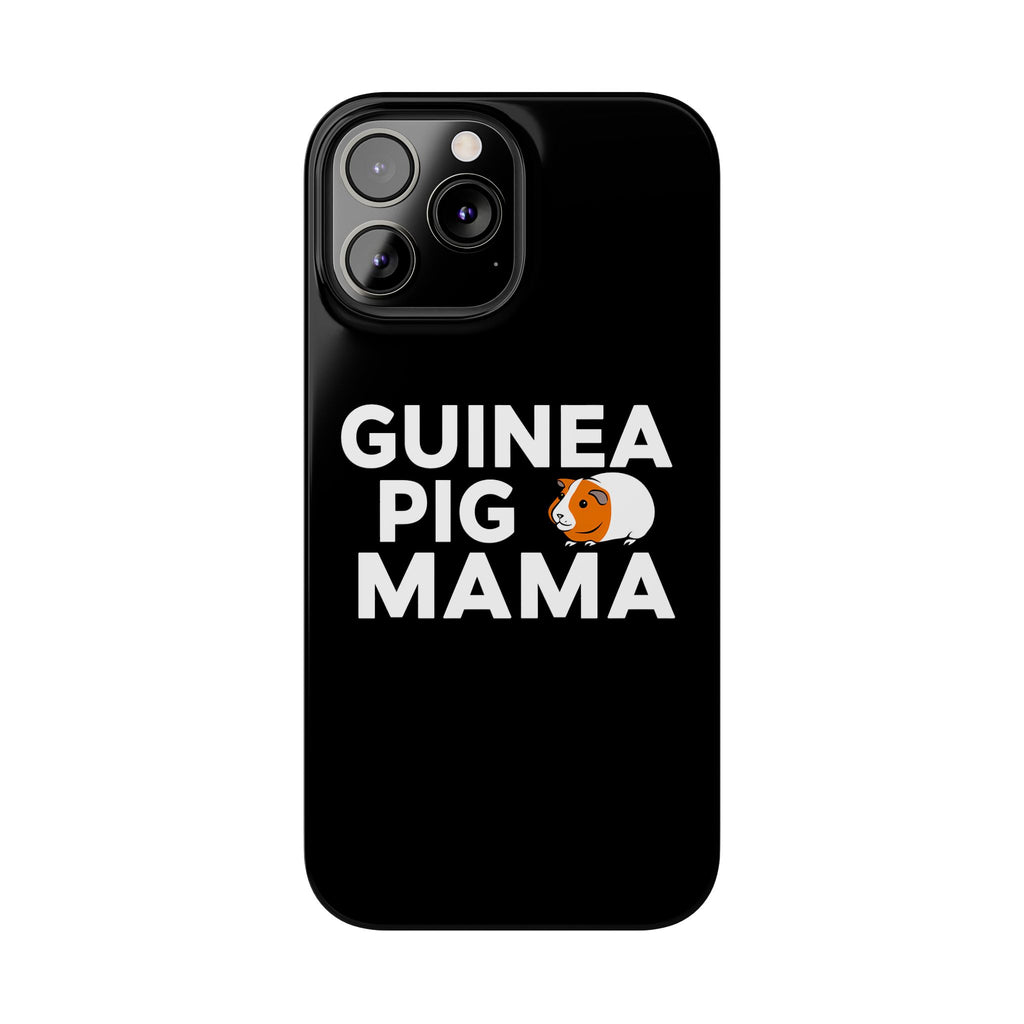 Cute Guinea Pig Mama Slim iPhone Cases | Guinea Pig Gift iPhone Case