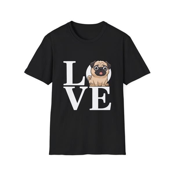 Love Pugs T-Shirt | Pug Gifts Unisex T-Shirt