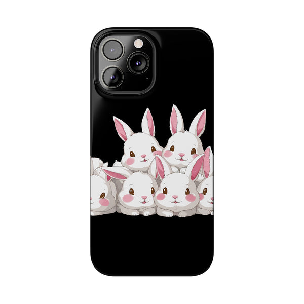 Premium Cute Rabbit iPhone Case | Rabbit Gifts Slim Phone Cases