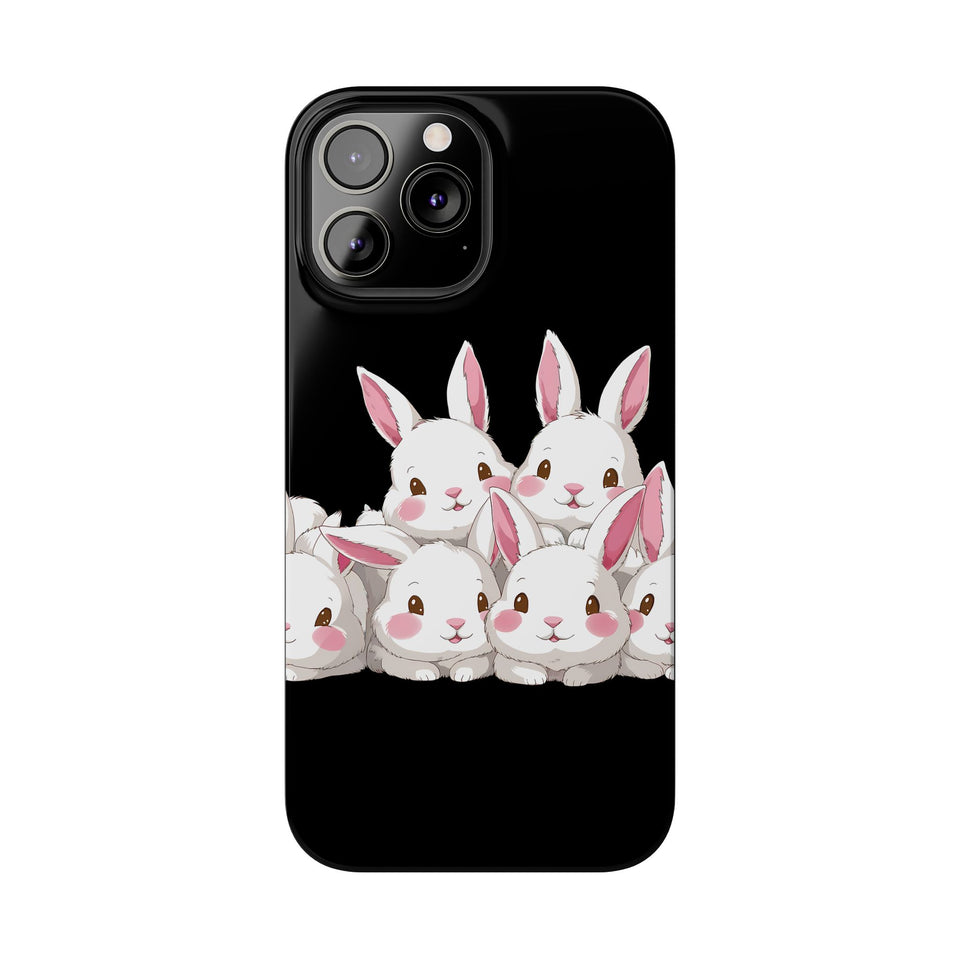 Premium Cute Rabbit iPhone Case | Rabbit Gifts Slim Phone Cases
