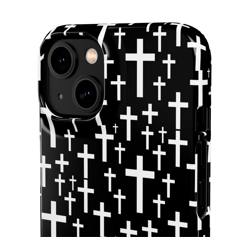 Faith In Jesus iPhone Christian Religion Phone Case | Faith Cross Phone Case | Christian Cross iPhone & Samsung Galaxy Snap Cases