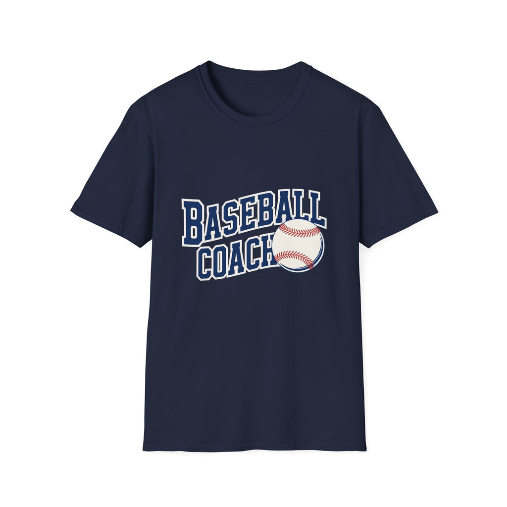 Baseball Coach T-Shirt — Retro Team Dad Tee for Coaches & Baseball Fans
