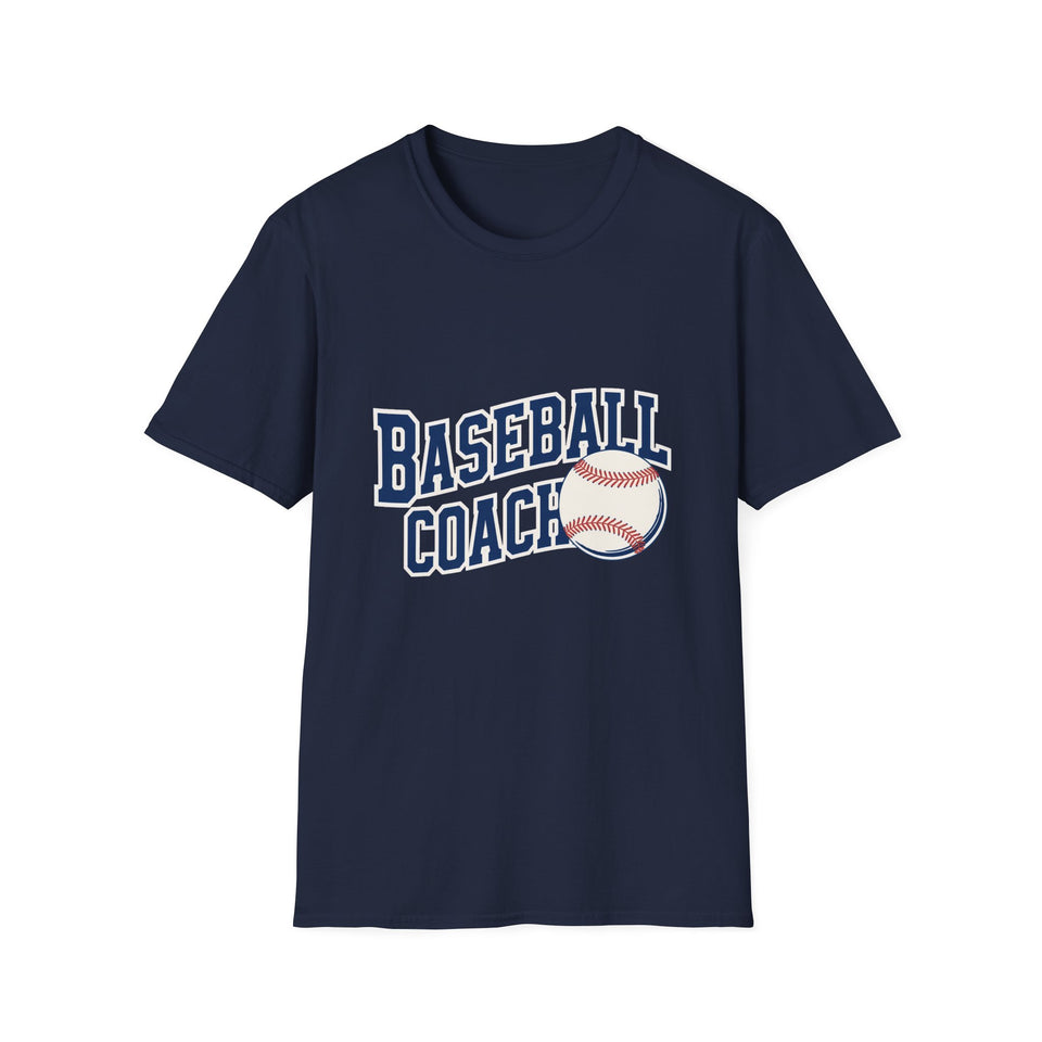 Baseball Coach T-Shirt — Retro Team Dad Tee for Coaches & Baseball Fans