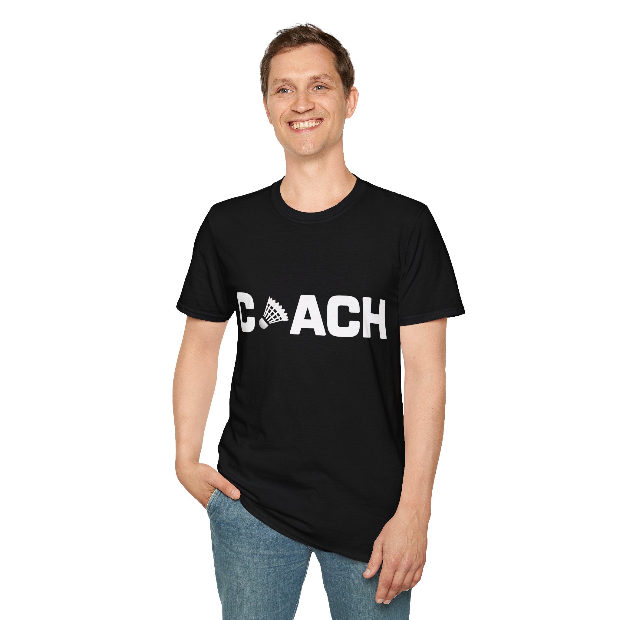 Badminton Coach Shirt | Badminton Gift | Badminton Merchandise | Badminton Gifts Presents Unisex T-Shirt Secondary image