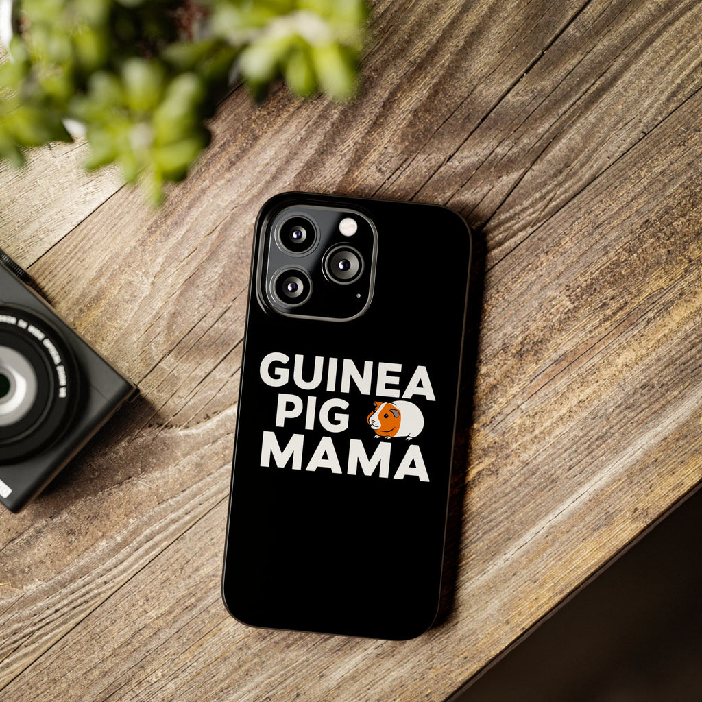 Cute Guinea Pig Mama Slim iPhone Cases | Guinea Pig Gift iPhone Case