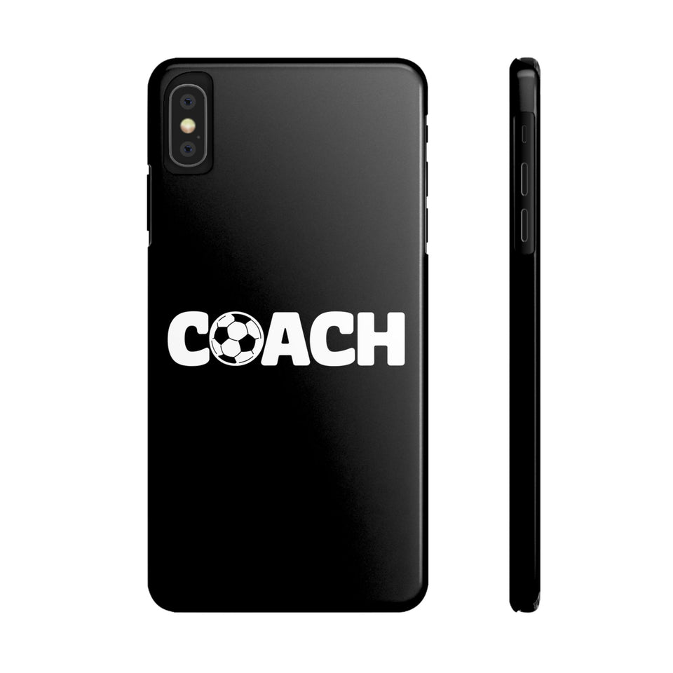 Premium Soccer Coach iPhone Case | Soccer Coach Gifts Slim Phone Cases