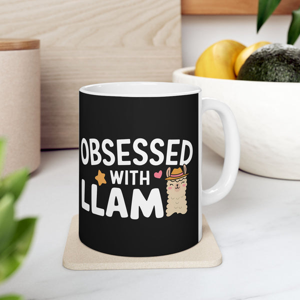 Obsessed With Llama - Llamas Mug | Llama Coffee Mug | Cute Llamas Coffee Mug 11oz