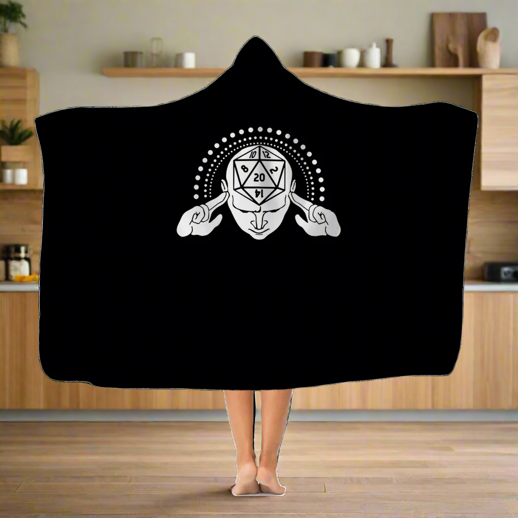 Paladin Fantasy RPG Hooded Blanket | Dungeon Master | Tabletop RPG | Tabletop Games Blanket Role Playing Game Hooded Blanket Main image