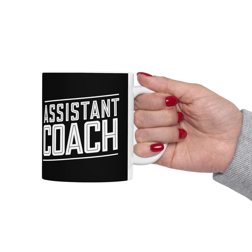 Assistant Coach Ceramic Mug | Cool Assistant Coach Gifts (11oz)