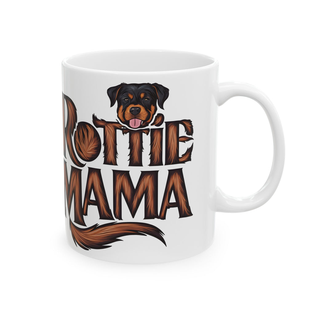 Rottie Mama Rottweiler Mug 2 | Rottweiler Gifts | Gifts For Rottweiler Ceramic Mug 11oz