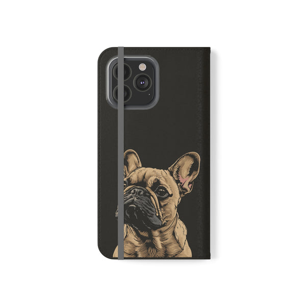 French Bulldog Phone Case | I Love My Frenchie Wallet Phone Case Gifts | IPhone & Samsung Galaxy French Bulldog Flip Cases