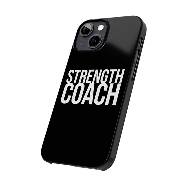 Premium Strength Coach iPhone Case | Strength Coach Gifts Slim Phone Cases