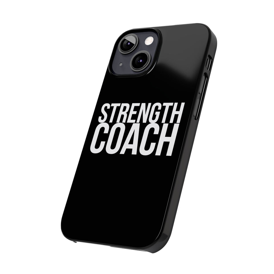 Premium Strength Coach iPhone Case | Strength Coach Gifts Slim Phone Cases