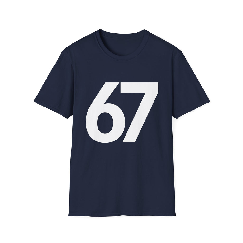 67 Six Seven Funny T-Shirt — Retro Humorous Graphic Tee