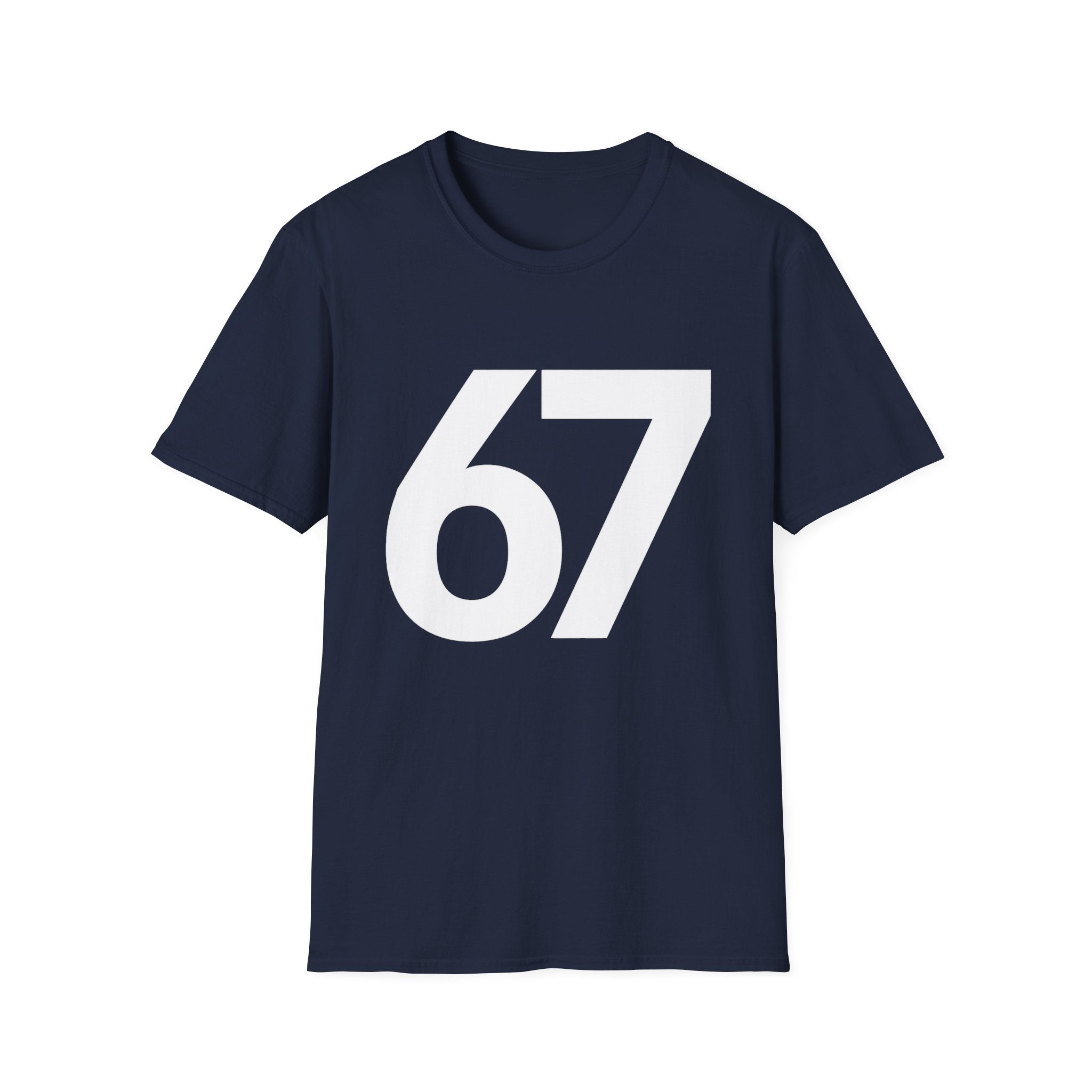 67 Six Seven Funny T-Shirt — Retro Humorous Graphic Tee