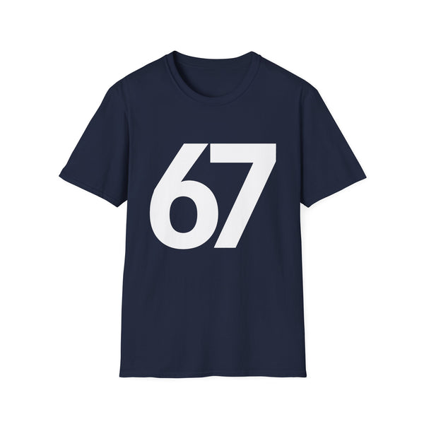 67 Six Seven Funny T-Shirt — Retro Humorous Graphic Tee