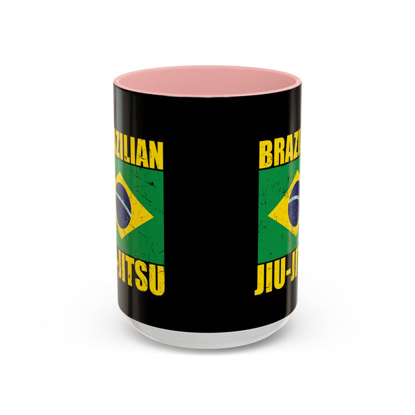 Brazilian Jiu Jitsu Flag | BJJ Accent Coffee Mug