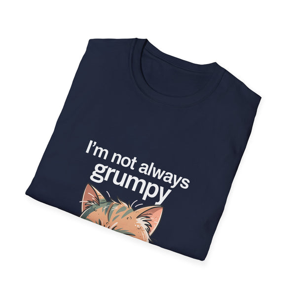 I'm Not Always Grumpy—Sometimes I'm Grouchy 2 Cat T-Shirt