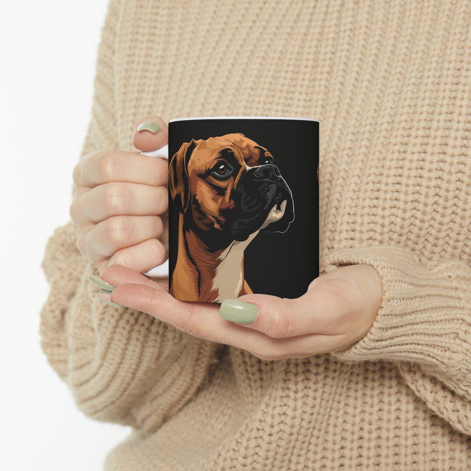 Cute Boxer Mug | Boxer Dog Coffee Mug | Cute Boxer Gifts | Funny Boxer Presents | Boxer Mug 2 11oz