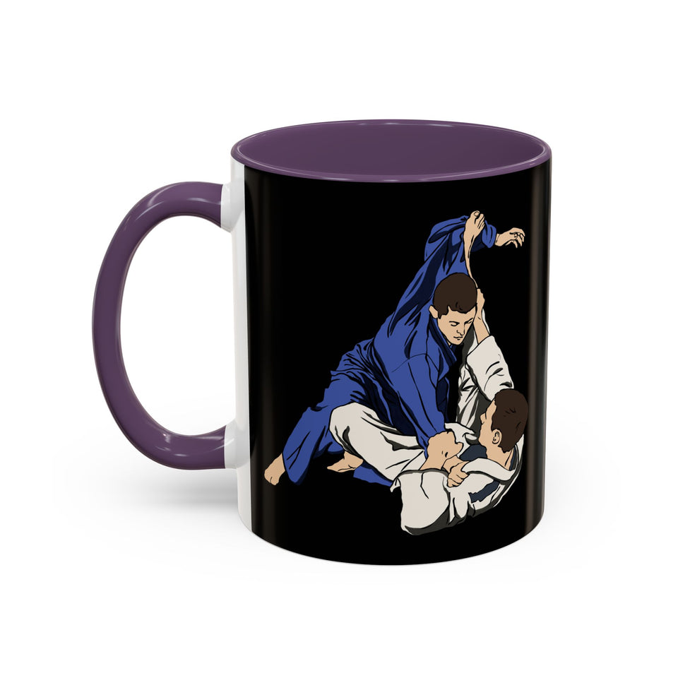 Brazilian Jiu Jitsu Rolling | BJJ Accent Coffee Mug