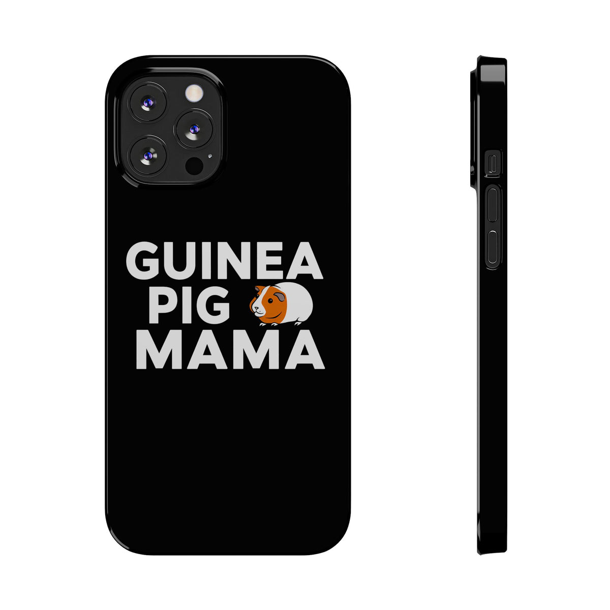 Cute Guinea Pig Mama Slim iPhone Cases | Guinea Pig Gift iPhone Case