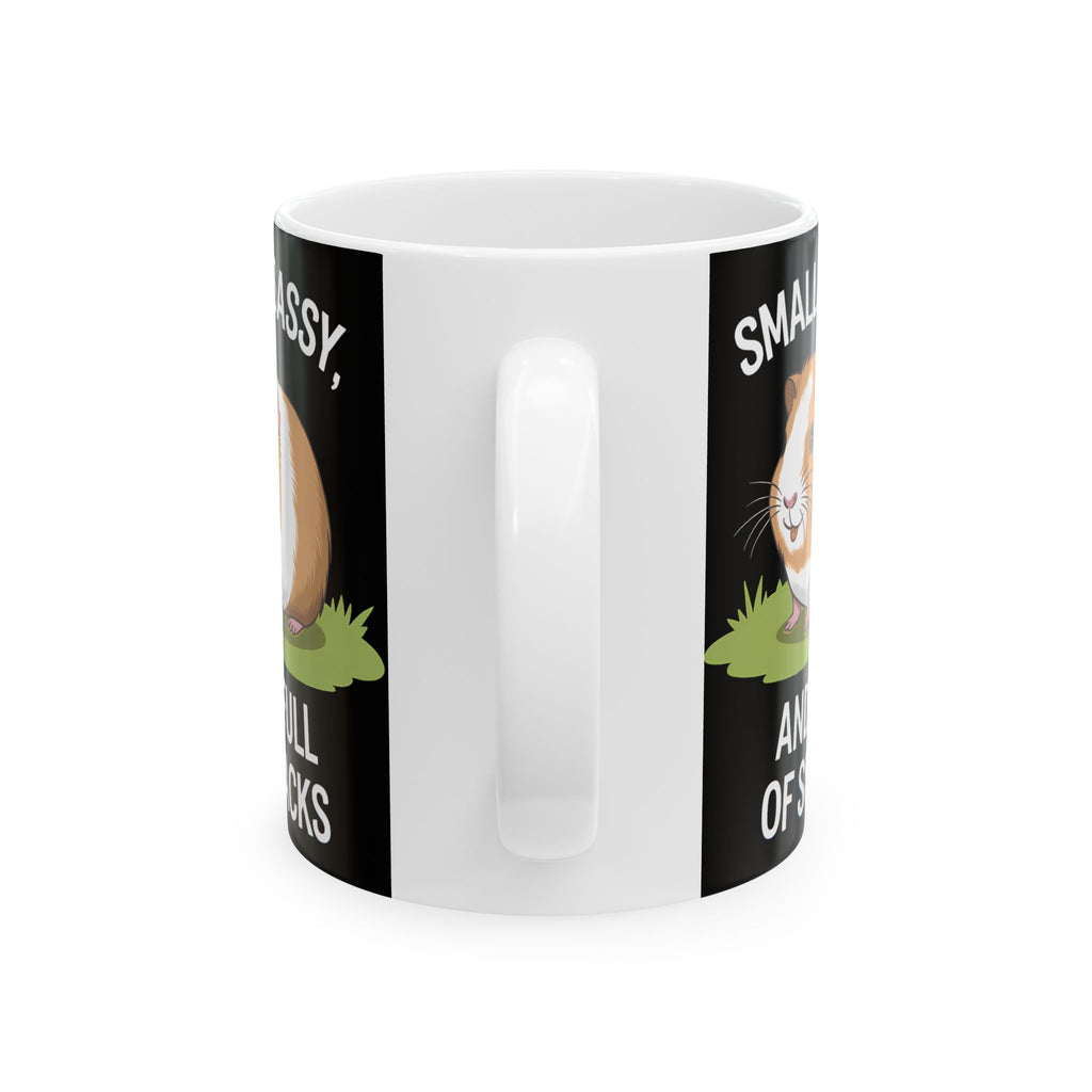 Guinea Pig Mug - Small, Sassy, and Full of Snacks Cute Guinea Pig Mug