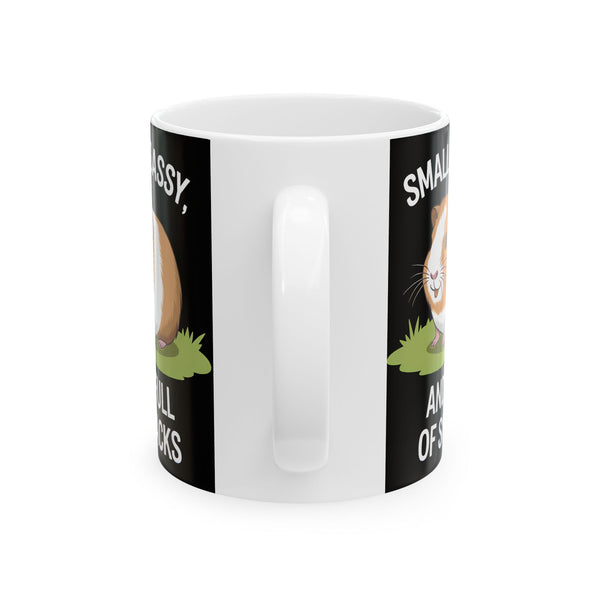 Guinea Pig Mug - Small, Sassy, and Full of Snacks Cute Guinea Pig Mug