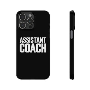 Premium Assistant Coach iPhone Case | Assistant Coach Gifts Slim Phone Cases Premium Assistant Coach iPhone Case | Assistant Coach Gifts Slim Phone Cases