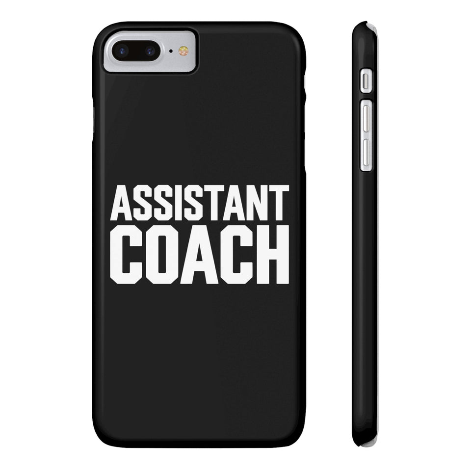 Premium Assistant Coach iPhone Case | Assistant Coach Gifts Slim Phone Cases