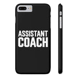 Premium Assistant Coach iPhone Case | Assistant Coach Gifts Slim Phone Cases Premium Assistant Coach iPhone Case | Assistant Coach Gifts Slim Phone Cases