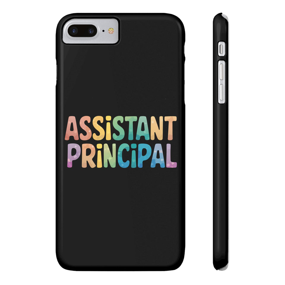 Premium Assistant Principal iPhone Case | Cute Assistant Principal Gifts Slim Phone Cases