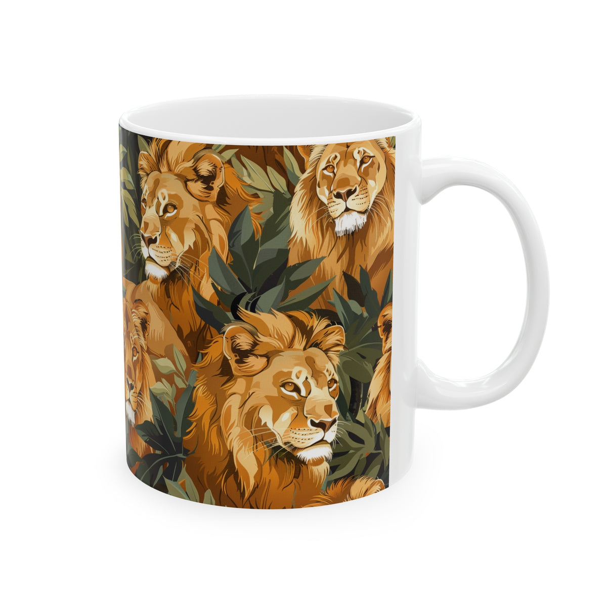 Lion Mug | Lion Gifts | Lion Presents | Pride of Lions Ceramic Mug 11oz Main image